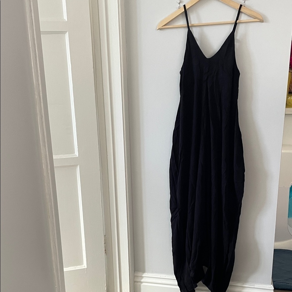 Black Spaghetti Strap Dress size small - Picture 2 of 11